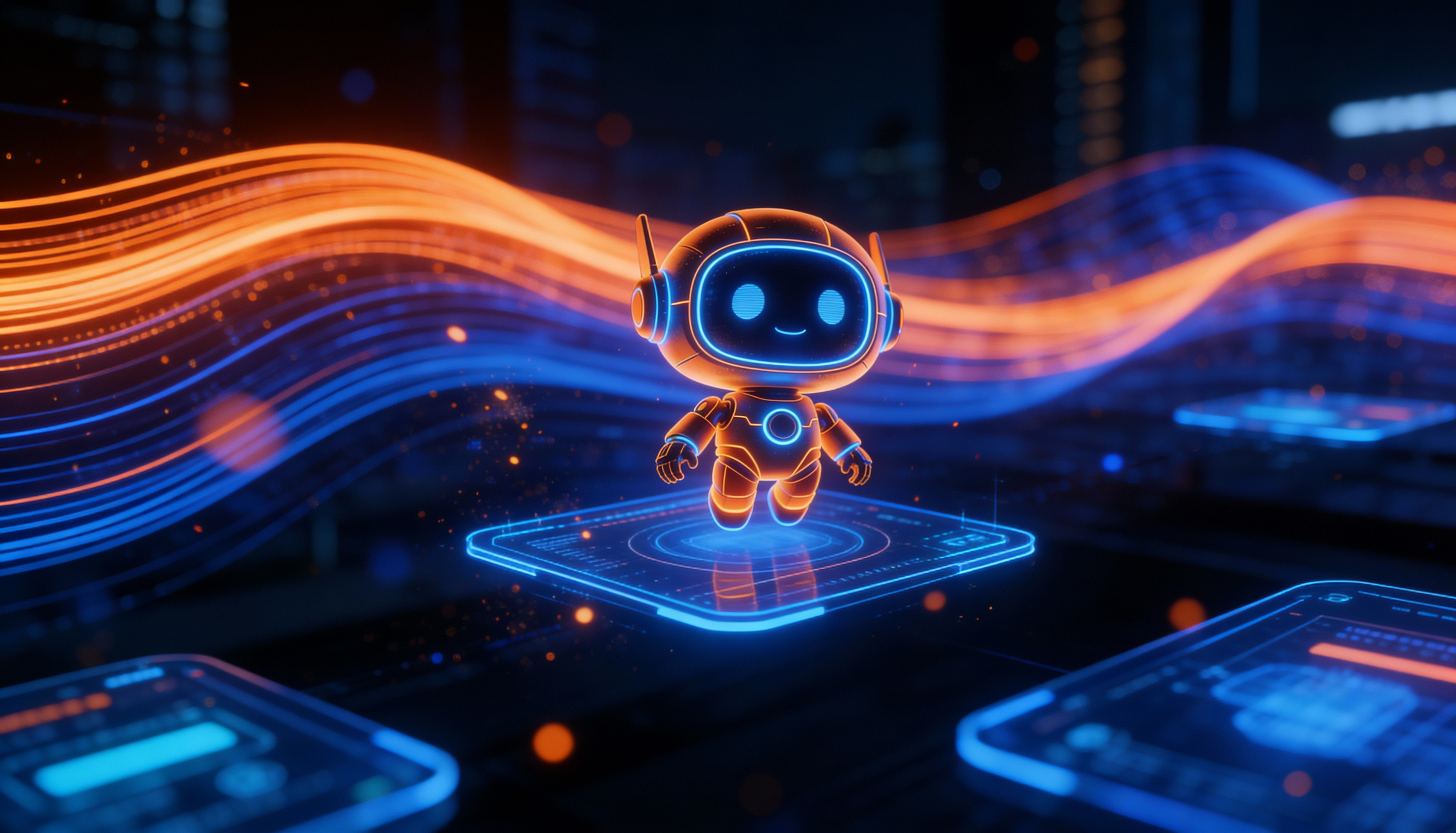 Filmmaker in warm light