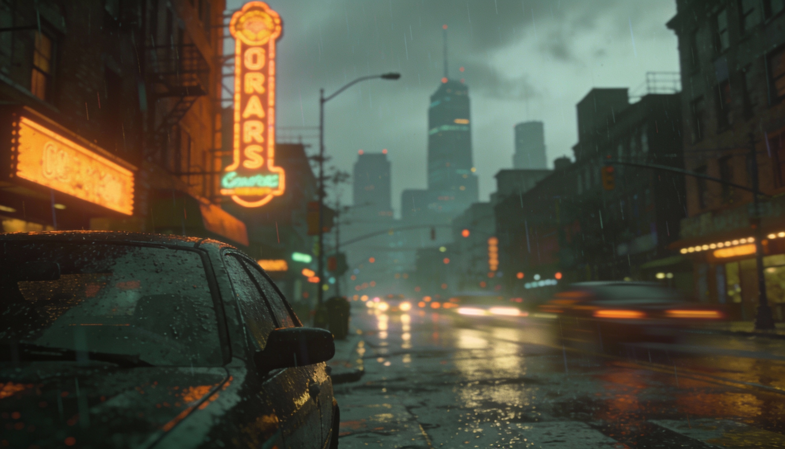 Camera and colorful mesh